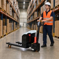 Transpalette Électrique Motorisé 2 Tonnes, Moteur de Propulsion 1kW, Levée 200mm, Fournisseur en Gros