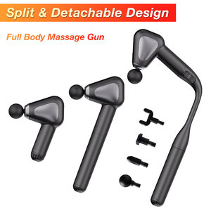 Pistola de Masaje de Mango Largo con Impresión Personalizada, Sin Escobillas, 7mm, para Relajación Muscular de Espalda, Cuello, Hombros y Cuerpo Completo, Masajeador Fascial - Product Image 1