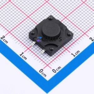 TS018A-TBY1EH5.5 Tactile Switch SMD-4P,12x12mm Switch Single Pole Single Throw Round Button 1.8N Vertical Mount - Product Image 1