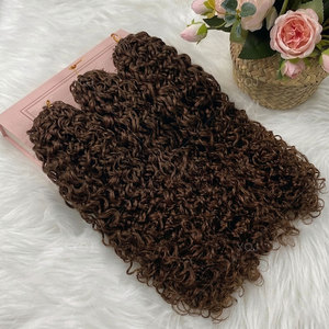 Extensioni per capelli ricci invisibili a uncinetto 15A, senza nodi, pre-selezionate, effetto acqua, in offerta - Product Image 4