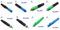 Connecteur rapide à fibre optique SC/APC/UPC de haute qualité pour câble de branchement FTTH, terminaison sur site, connecteur froid intégré