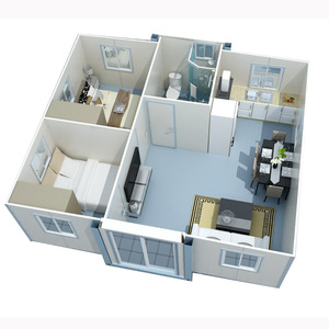 Casa Contenedor Expandible de Diseño Rectangular Moderno con Característica Transpirable para Uso Residencial - Product Image 1