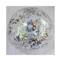 Balles jouets Sports de plein air gonflable coloré Logo poping ballon de plage sain enfant jouet ballons de plage gonflables