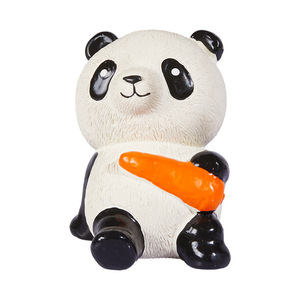 Juguete de látex para perros Yite Panda, para cachorros, para masticar, chirriante, interactivo, para mascotas - Product Image 1