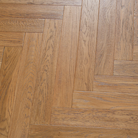 Parquet en chêne blanc multicouche pour salon, pose parquet chevron à clipser, vente flash