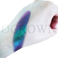 Camaleón multicromo que cambia de color, pigmento de mica, efecto espejo, sombra de ojos cosmética, polvo, pigmento de pintura automática