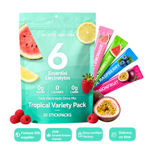 스포츠 보충제 수분 공급 전해질 파우더 대량 음료용 자체 브랜드 전해질 파우더 제조업체 - Product Image 6