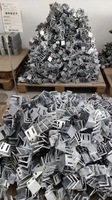Soporte de Esquina en L de Acero Galvanizado Personalizado de Alta Resistencia para Construcción OEM
