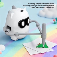 Robot éducatif interactif musical intelligent CBYD 100 avec cartes de peinture et écran OLED pour l'éveil créatif des enfants