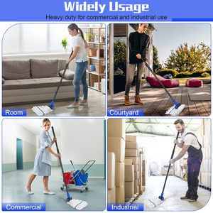 Nhiệm Vụ Nặng Nề Thương Mại Bông Chuỗi Lau Giỏ Nhựa Cho Nhà Bếp Bụi Làm Sạch Nhà Máy Thay Thế Ướt Lau Đầu - Product Image 4