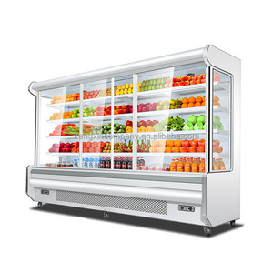 Equipo de Refrigeración para Verduras de Supermercado, Almacenamiento en Frío para Verduras, Exhibidor Refrigerado Abierto para Frutas - Product Image 1