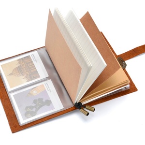 High Quality <b>A5</b> Size Hardcover Crazy Horse Leather Dairy Journal <b>Notebook</b> - Product Image 3