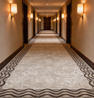 Günstiger Langlebiger Waschbarer Rutschfester Hotel 3D-Druck Teppichboden von Wand zu Wand für Bankettsaal und Flur