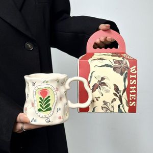 Mug <span class=keywords><strong>à</strong></span> café créatif <span class=keywords><strong>à</strong></span> motif de rose pour les anniversaires, cadeau pour la fête des mères, mug de grande capacité pour <span class=keywords><strong>un</strong></span> usage domestique avec boîte cadeau - Product Image 6