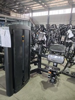 Appareil d'entraînement abdominal commercial à sélection de charge par pignon pour musculation, usage en salle de sport ou à domicile