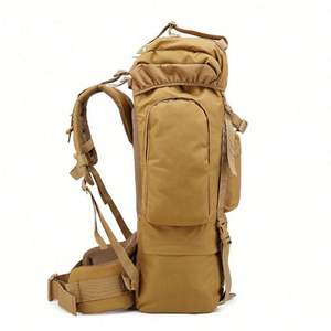 Mochila Táctica Impermeable de Gran Capacidad (65L) para Deportes al Aire Libre, Senderismo y Moda, Multifuncional con Sistema Molle y Camuflaje - Product Image 6