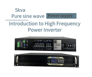 เครื่องแปลงไฟ 6kva 48vdc 220vac กำลังไฟ 5000w คลื่นไซน์บริสุทธิ์ กำลังไฟ 1000w/4000w ความถี่เอาต์พุต 60Hz หน้าจอ LCD AC BWT-48v 220Vac-6KVA - Product Image 3