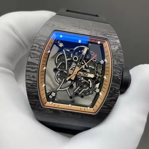 Montre mécanique de luxe pour homme 2026 avec design ajouré, mouvement automatique à réserve de marche élevée, boîtier en fibre de carbone - Product Image 3