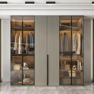 <span class=keywords><strong>Armario</strong></span> Moderno <span class=keywords><strong>Blanco</strong></span> F4 Stars con Revestimiento de Melamina, Independiente, Multifuncional, Ahorra Espacio, para Dormitorio, Comedor, Hotel y Hogar - Product Image 4