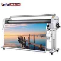 Machine à laminer à froid manuelle LeFu1700-B7 1630 mm, emballage en bois, film plastique vinyle, moteur, laminateur à froid, nouveau 110V/220V