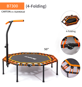 Bán buôn Chất lượng cao Bungee Trampoline trong nhà thể dục người lớn trẻ em Aerobic tập thể dục Cardio Mini Trampoline với xử lý - Product Image 6
