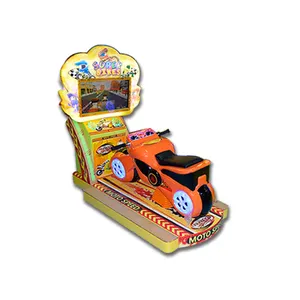 Redenção interior crianças caçoa o carro de corrida elétrico máquina moeda operado máquina de jogo de arcade de vídeo para venda