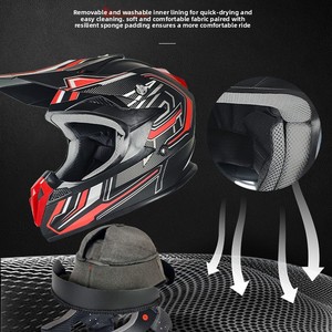 Casco <span class=keywords><strong>de</strong></span> Motocicleta Todoterreno Integral, ABS, Certificado por el DOT, Universal para Adultos, para las Cuatro Estaciones; Envío Directo Disponible - Product Image 4