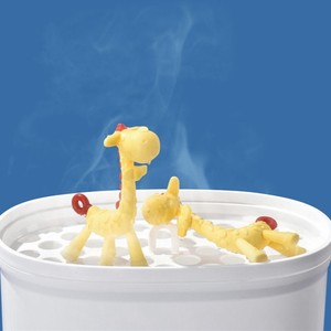 Jouets de dentition pour bébés en forme de girafe de dessin animé, jouets sensoriels pour enfants, anneaux de dentition en silicone pour apaiser les douleurs de la dentition - Product Image 2