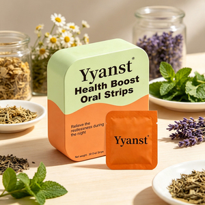 Tiras Orales OEM de Disolución Rápida, Productos de Bienestar, Fórmula Natural Suave, Relajación Nocturna, 30 Unidades, Para el Cuidado Diario Relajante Antes de Dormir - Product Image 4