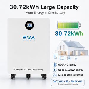 Batería <span class=keywords><strong>SWA</strong></span> ENERGY de 14.34kWh, 51.2V, 560Ah, LiFePO4, Dividida, <span class=keywords><strong>8500</strong></span>+ Ciclos, CAN, CB, CE, para Sistema de Almacenamiento de Energía Solar Doméstica IEC62619 - Product Image 1