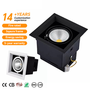 Hiện đại 3000k-6000K dẫn ánh sáng trần Downlight Nhôm Cơ thể <span class=keywords><strong>COB</strong></span> lõm xuống đèn khách sạn downlights - Product Image 1