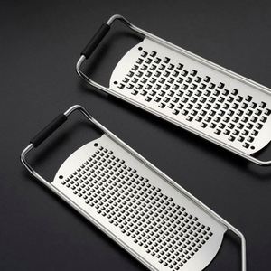Razor-Sharp <b>Kitchen</b> <b>Gadgets</b> with Plastic Handle Stainless Steel Ginger Lemon Zester and Parmesan Cheese Grater for Vegetables - Product Image 3