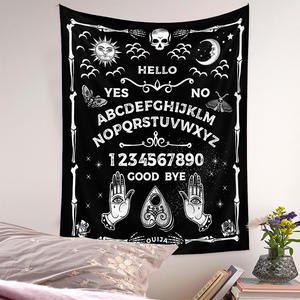 Neuankömmling Polyester Stoff gedruckt Gothic Mandala <span class=keywords><strong>Tarot</strong></span> Wandteppich Wandbehang für Wohnzimmer - Product Image 2