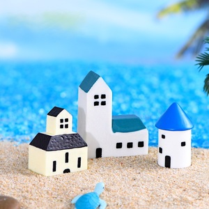 Micro paisaje de musgo para decoración, Castillo de resina, <span class=keywords><strong>iglesia</strong></span>, <span class=keywords><strong>casa</strong></span> de jardín de hadas en miniatura, artefacto creativo - Product Image 4