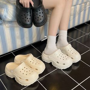 Sabots en EVA injectés pour femmes, sandales d'été de plage, anti-odeur, antidérapants, rembourrés, doux, confortables, légers, respirants, chaussures en PU - Product Image 2