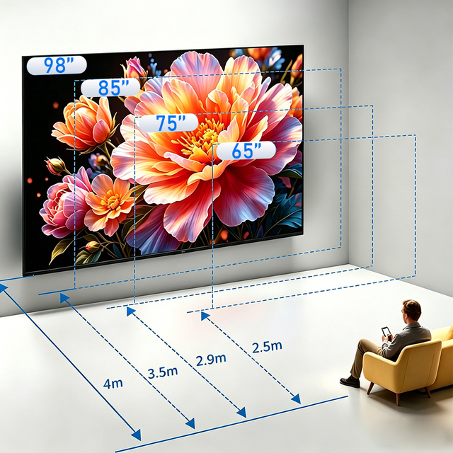 Smart 4K UHD QLED TV With 55 Inches for Home Living Room Android Google WebOs Factory Supply with Voice Remote WiFi Bluetooth