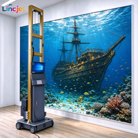 LINCJET LC-A2 Printer Dinding Vertikal Terlaris, Mesin Cetak Dinding UV untuk Pesanan Volume Tinggi, printer dinding terlaris