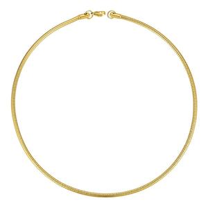 <span class=keywords><strong>Collar</strong></span> de cadena de serpiente chapado en oro de 18K, joyería de acero inoxidable, P203166 - Product Image 1