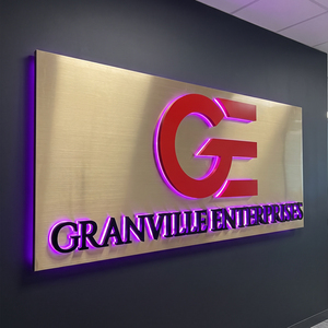 Enseignes lumineuses personnalisées pour entreprises, logo en acrylique 3D, enseigne LED personnalisée, logo rétroéclairé, panneau d'enseignes LED pour salon de beauté - Product Image 3