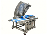 Machine à trancher la viande automatique à grande vitesse en acier inoxydable 304, certifiée CE, pour l'industrie agroalimentaire