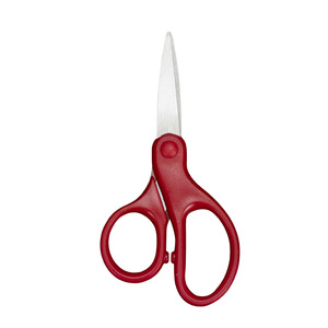 Stainless Steel Small <b>Scissors</b> 3.25in Straight Head Red Household <b>Kitchen</b> Use - Product Image 4