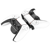 Station de charge double pour manettes de jeu P5 LED Light, style base de jeu pour PS5 Playstation 5