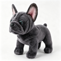 Boneka Anjing Bulldog Prancis Kustom, Boneka Anak Anjing Realistis Lembut untuk Hadiah dan Dekorasi Rumah