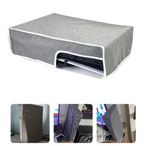 Housse anti-poussière pour console de jeu <span class=keywords><strong>PS5</strong></span>, étui de protection anti-rayures, étui de protection pour console P5 Slim, accessoires de jeu - Product Image 5