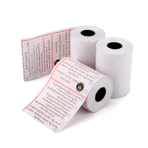 Rouleau de papier thermique pour reçus de 5 mètres, 57x50mm, pour machine de POS, vente directe d'usine - Product Image 1