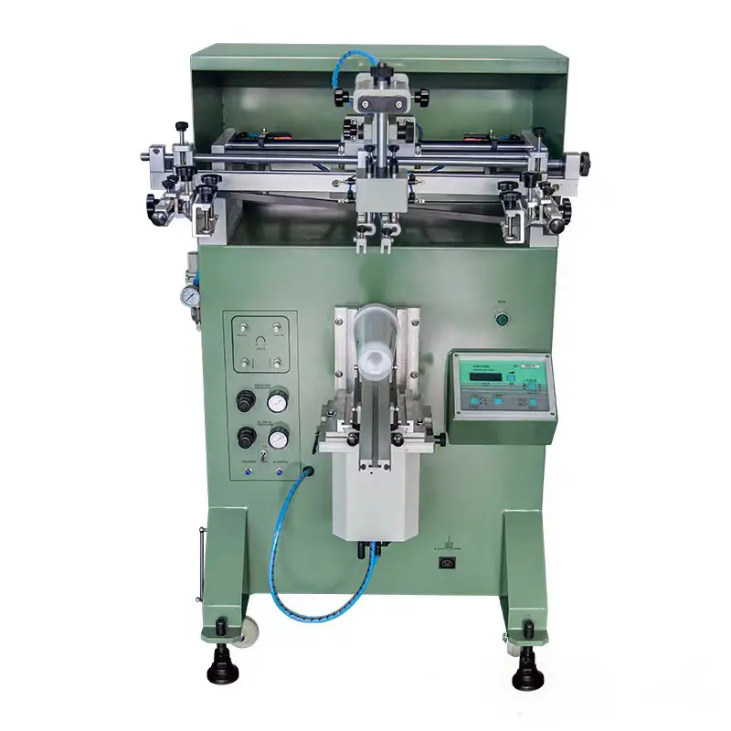 Screen Printing Machine Paper Cup Curved Cylindrical Drum Circular Printing Machine Screen-Process Press Printing Equipment