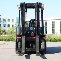 Prix d'usine, chariot élévateur 4x4 de 1 tonne, 1,5 tonne, 2 tonnes, chariot élévateur télescopique diesel pour le chargement et le déchargement de conteneurs
