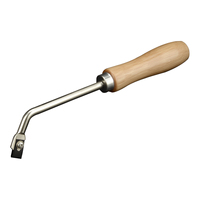 Couteau à crochet de type P XD-104 avec manche en bois, couteau à rainurer, coupeur en V, gougeuse pour l'épissage de sols en PVC et plastique