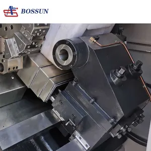 TCK65 paralel düz yatak yatay yüksek hassasiyetli Metal dönüm CNC torna makinesi