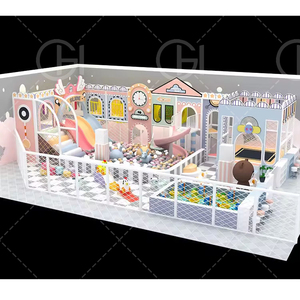 HG Château gonflable en peluche à haute capacité, toboggan de sécurité, fosse à balles, château malicieux, équipement de terrain de jeu intérieur pour enfants, 1 an - Product Image 3
